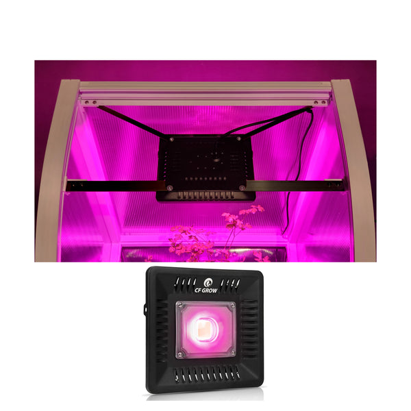 Grow light kit mounted in pPod
